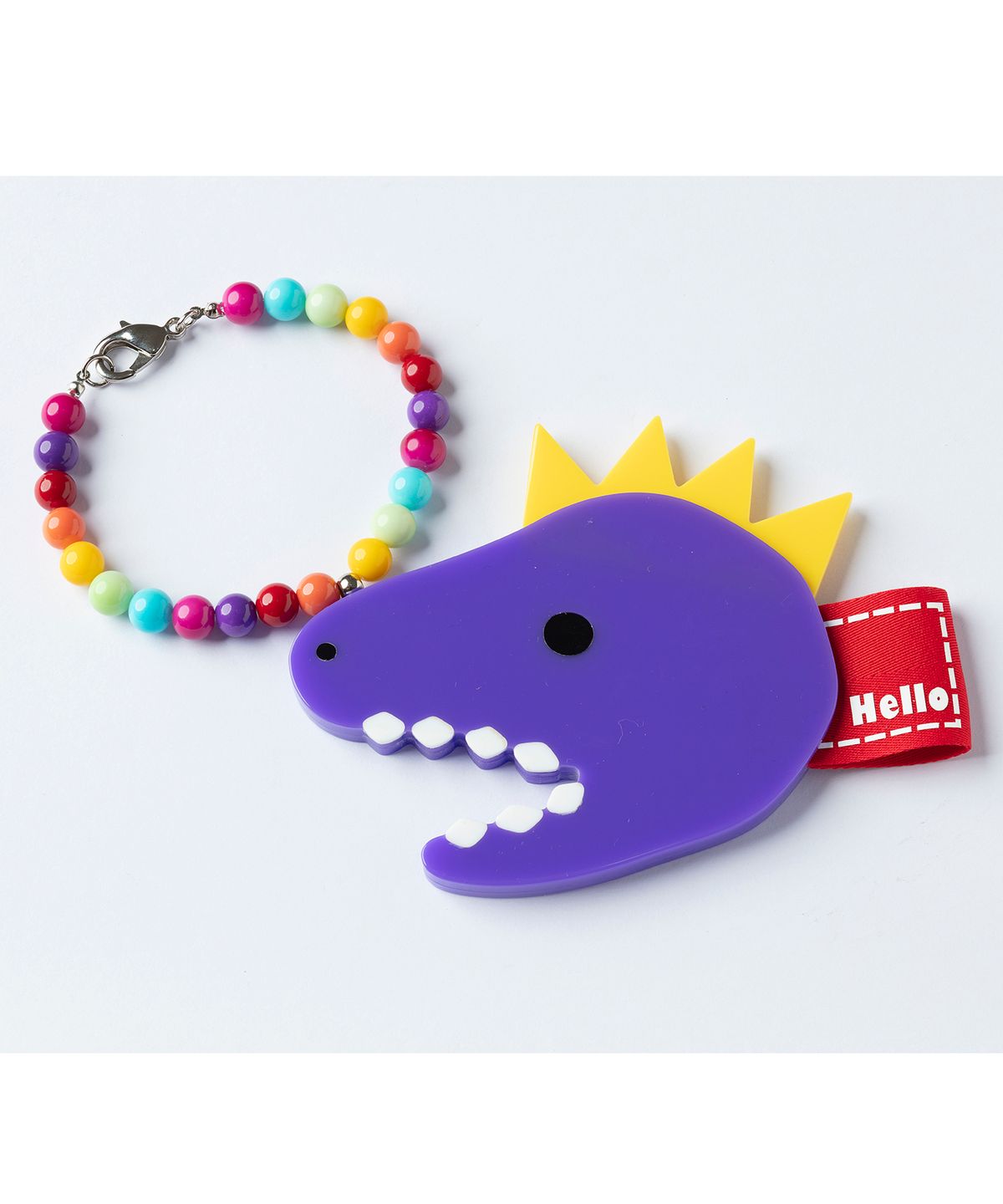 마이부(MY BOO) Crr Dino Mirror Keyring - purple