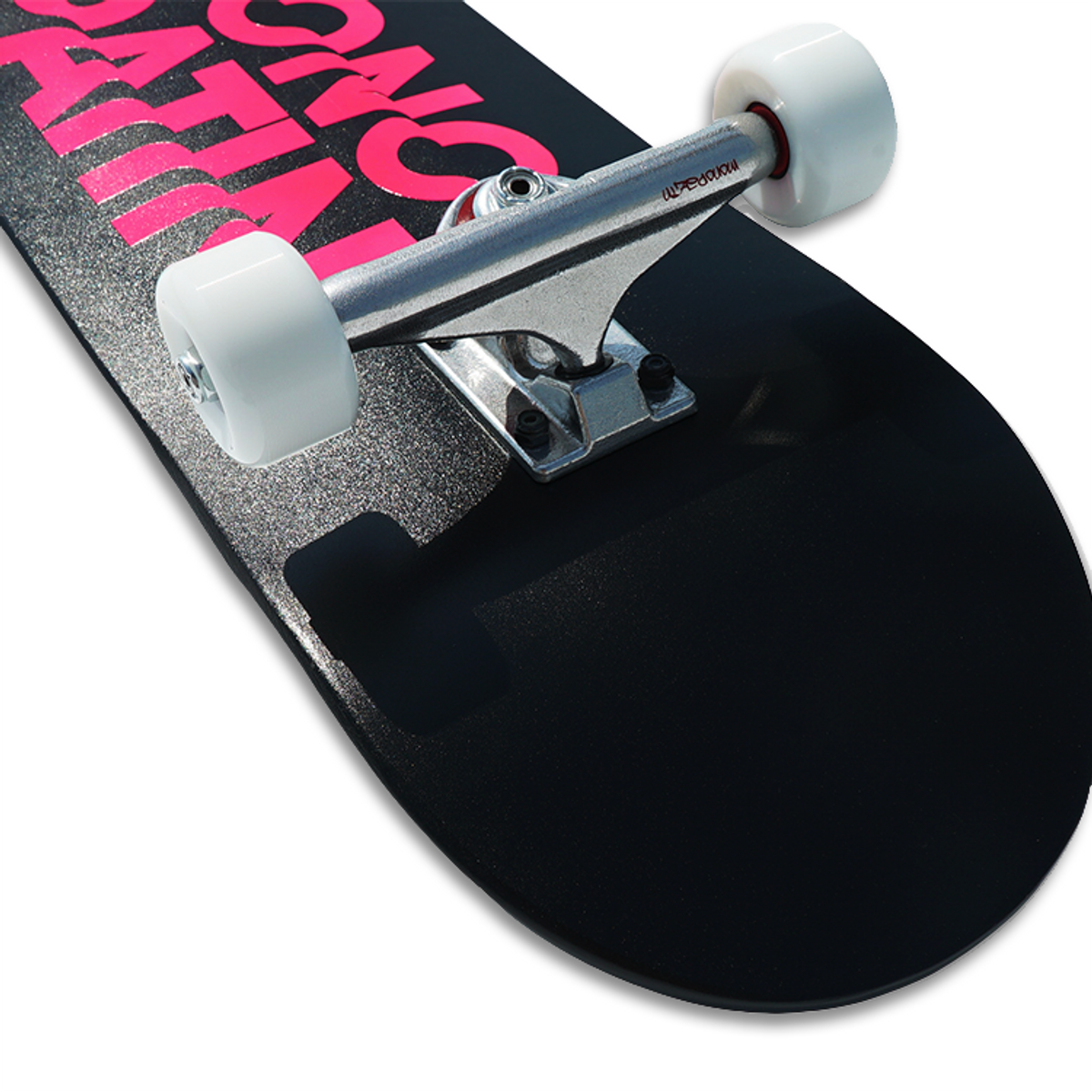 모노파틴(MONOPATIN) flag logo skateboard - neon pink