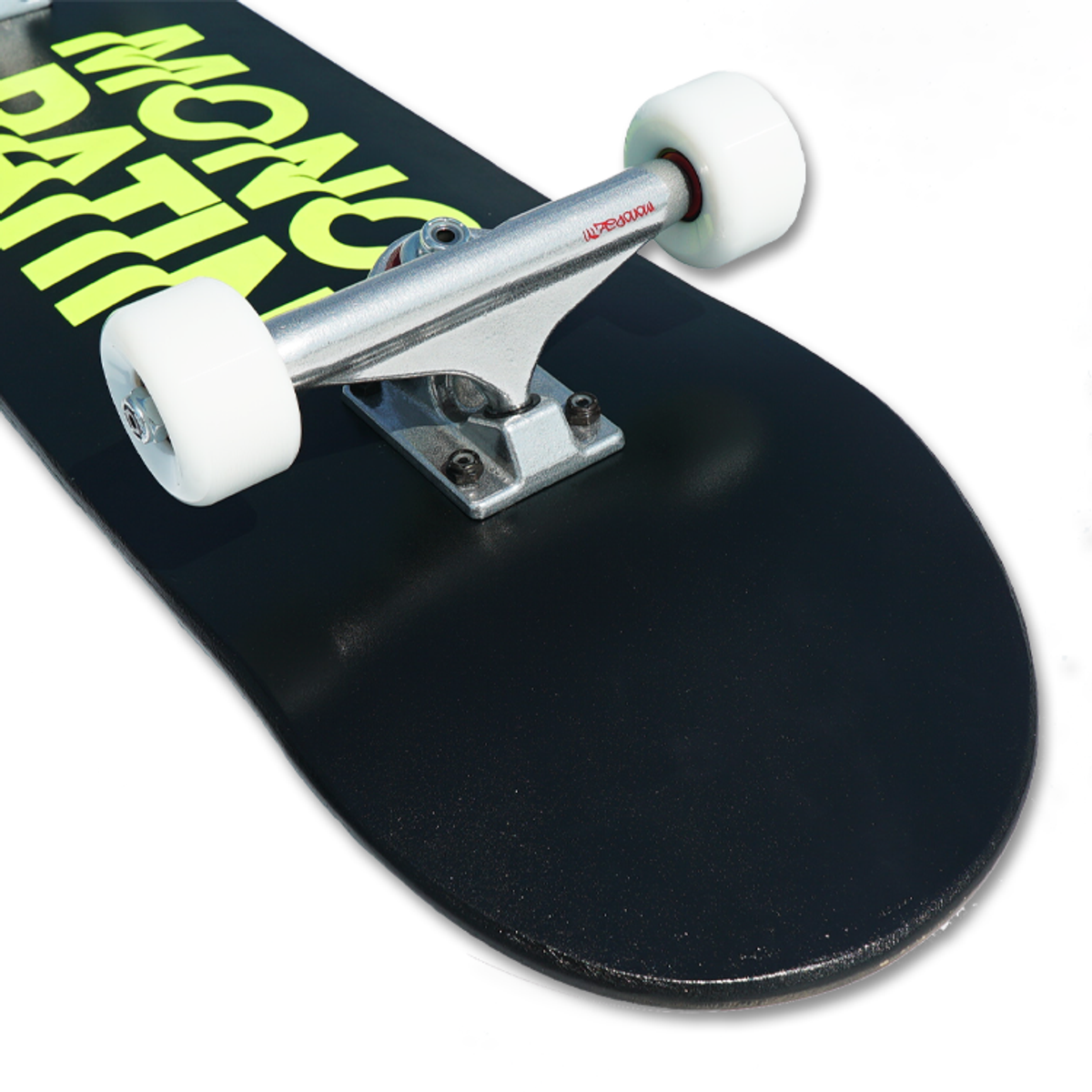 모노파틴(MONOPATIN) flag logo skateboard - neon yellow