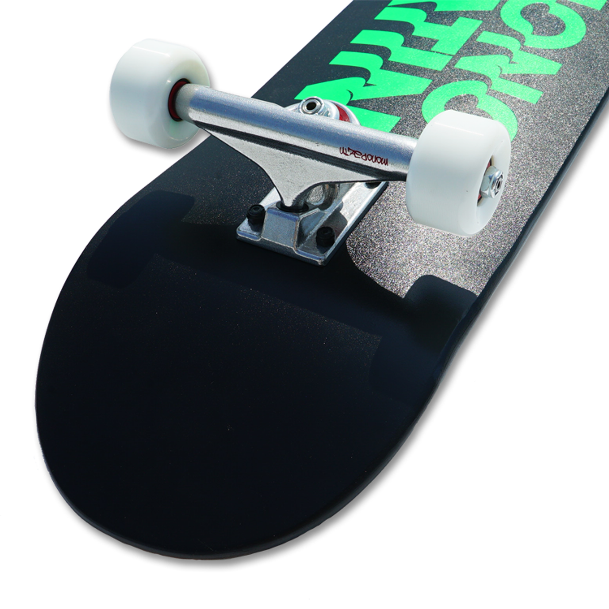 모노파틴(MONOPATIN) flag logo skateboard - neon green