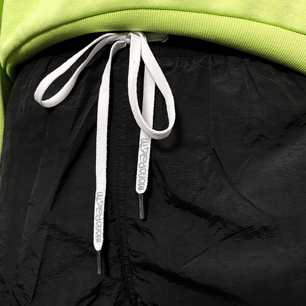 모노파틴(MONOPATIN) night light shoelace belt - white / reflective silver
