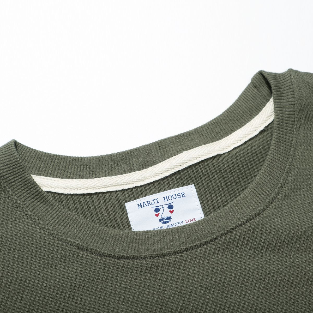 마르지하우스(MARJI HOUSE) MH/07 Half T-shirts Khaki