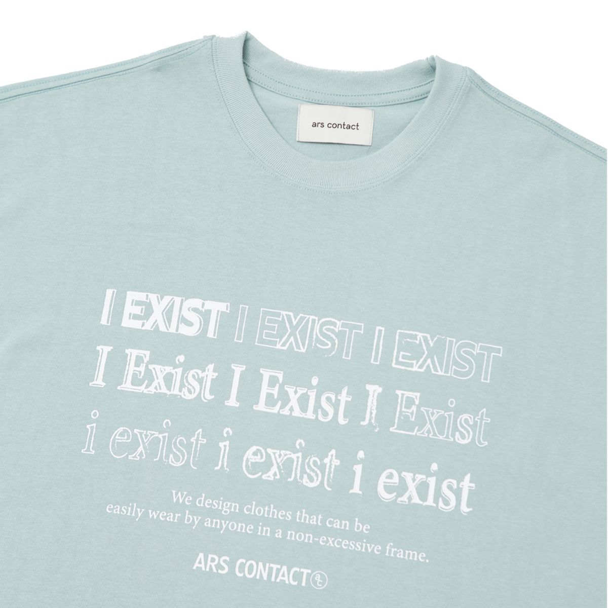 아르스 콘택트(ARSCONTACT) i Exist Tee. Light.Mint