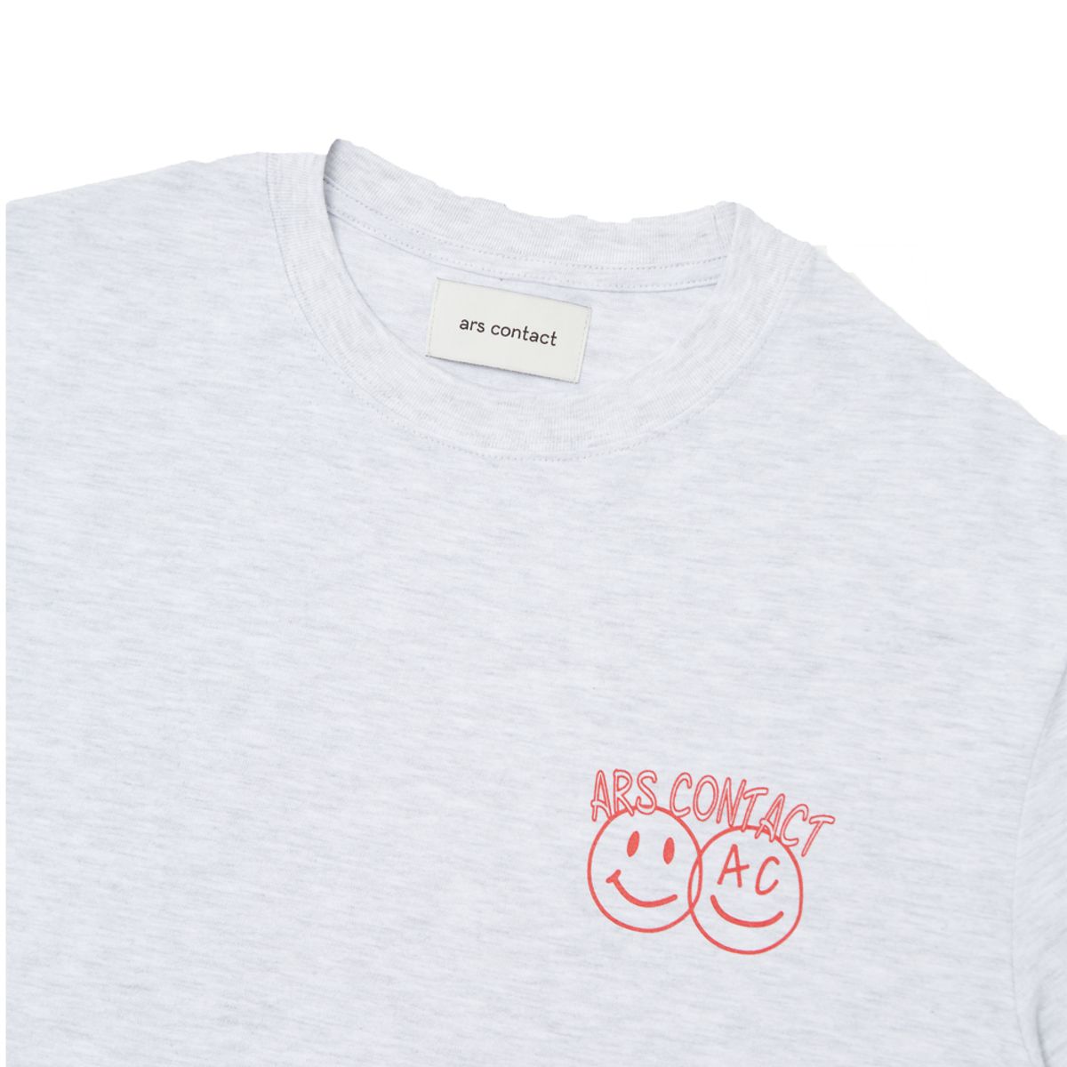 아르스 콘택트(ARSCONTACT) AC Smile Tee.Gray