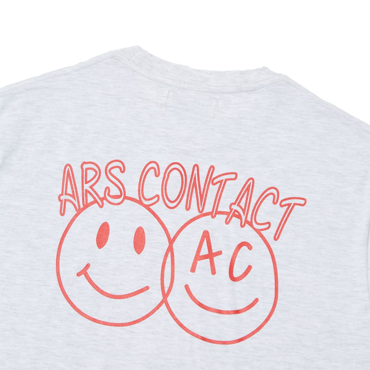 아르스 콘택트(ARSCONTACT) AC Smile Tee.Gray