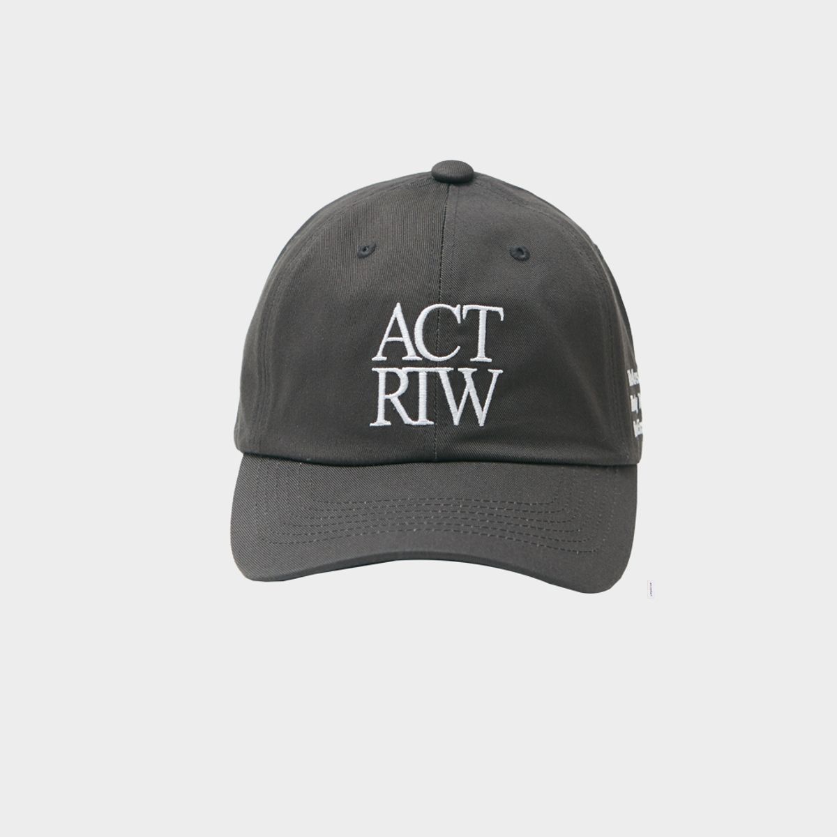 아르스 콘택트(ARSCONTACT) ACT Ball Cap.Dark Gray