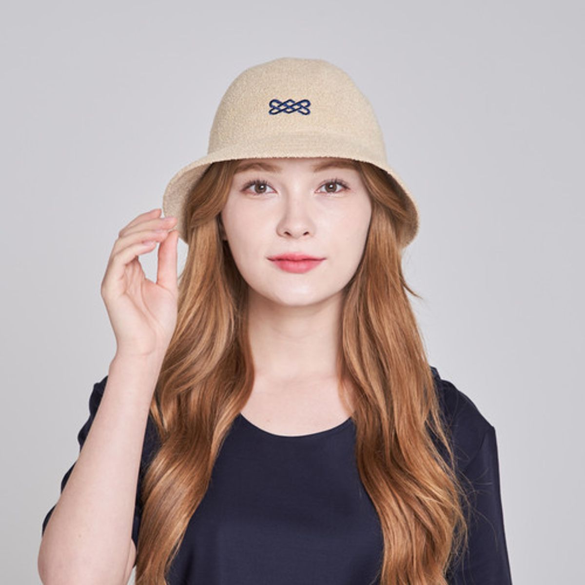 수인(SUIN) 타올 돔 버킷햇- 베이지