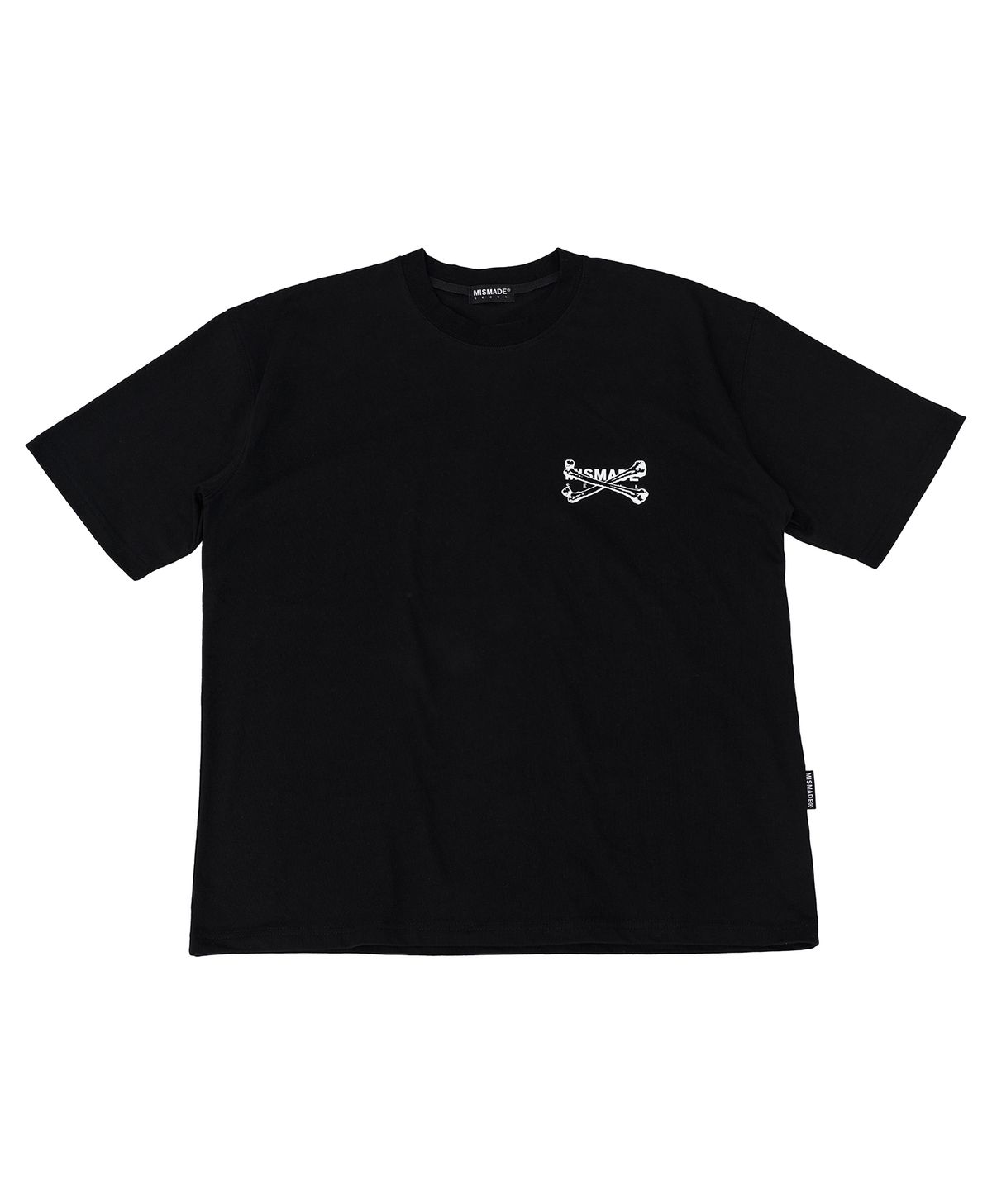 미스메이드(MISMADE) Whole body skull t-shirts (Black)