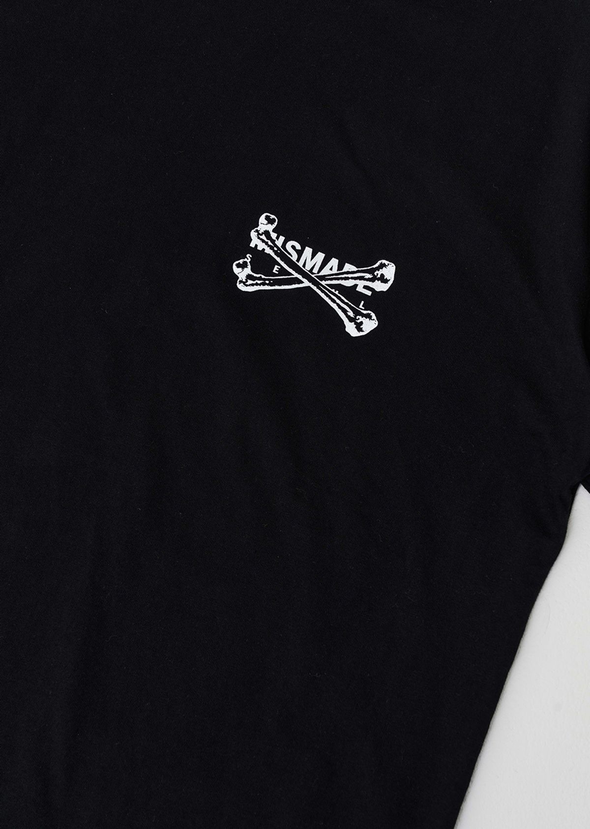 미스메이드(MISMADE) Whole body skull t-shirts (Black)