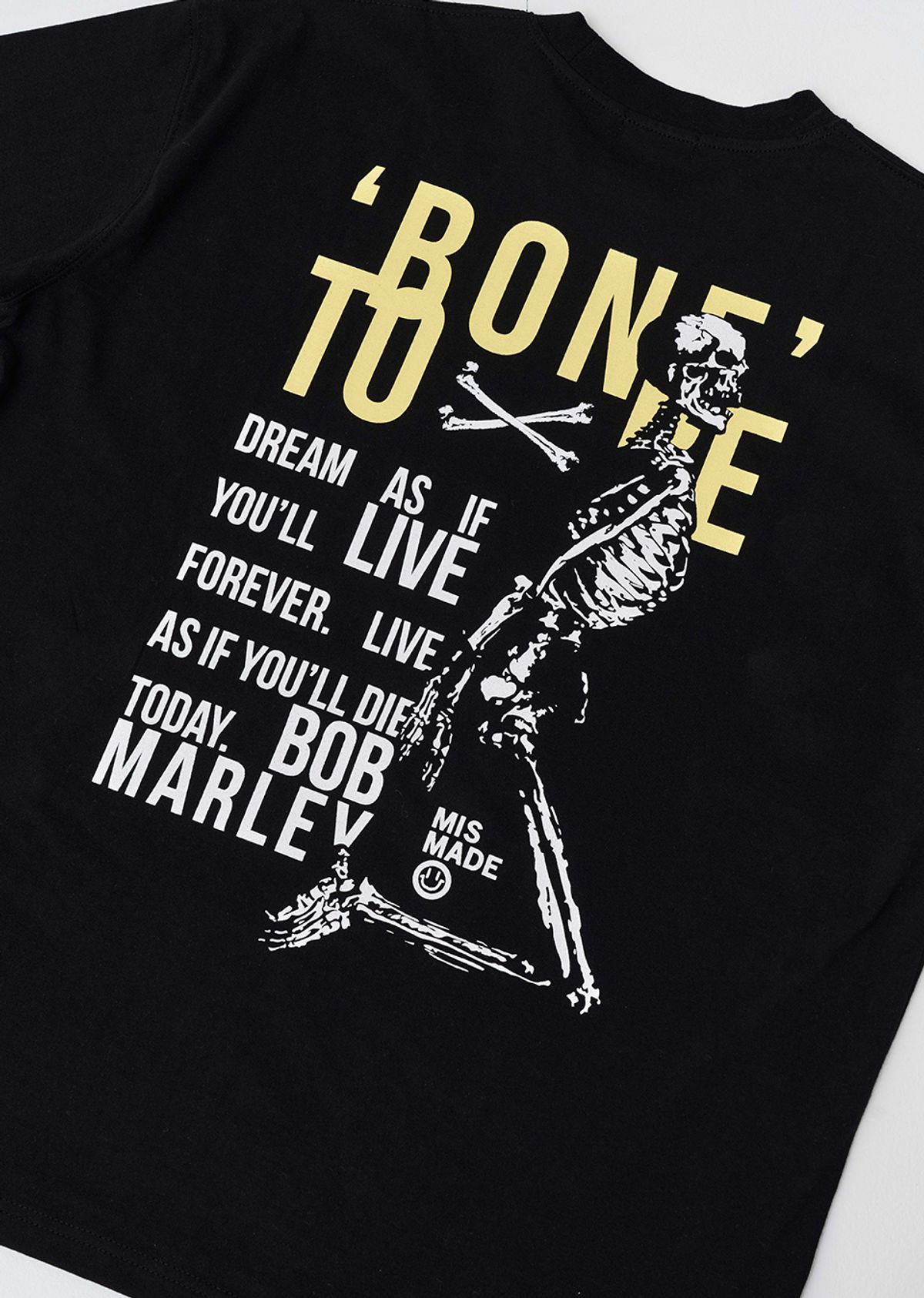 미스메이드(MISMADE) Whole body skull t-shirts (Black)