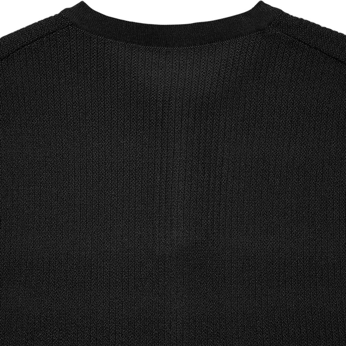 솔티(SORTIE) Texture Henly neck Knit (Black)