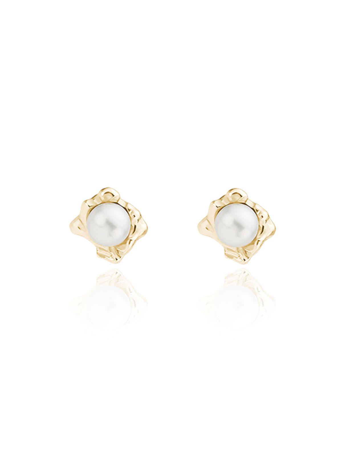 파피(POPPI) Wave posh pearl earrings