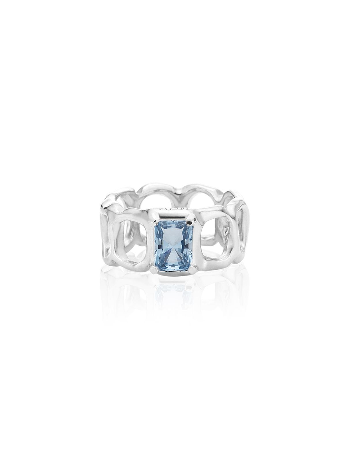 파피(POPPI) Gentle link ring (Topaz)