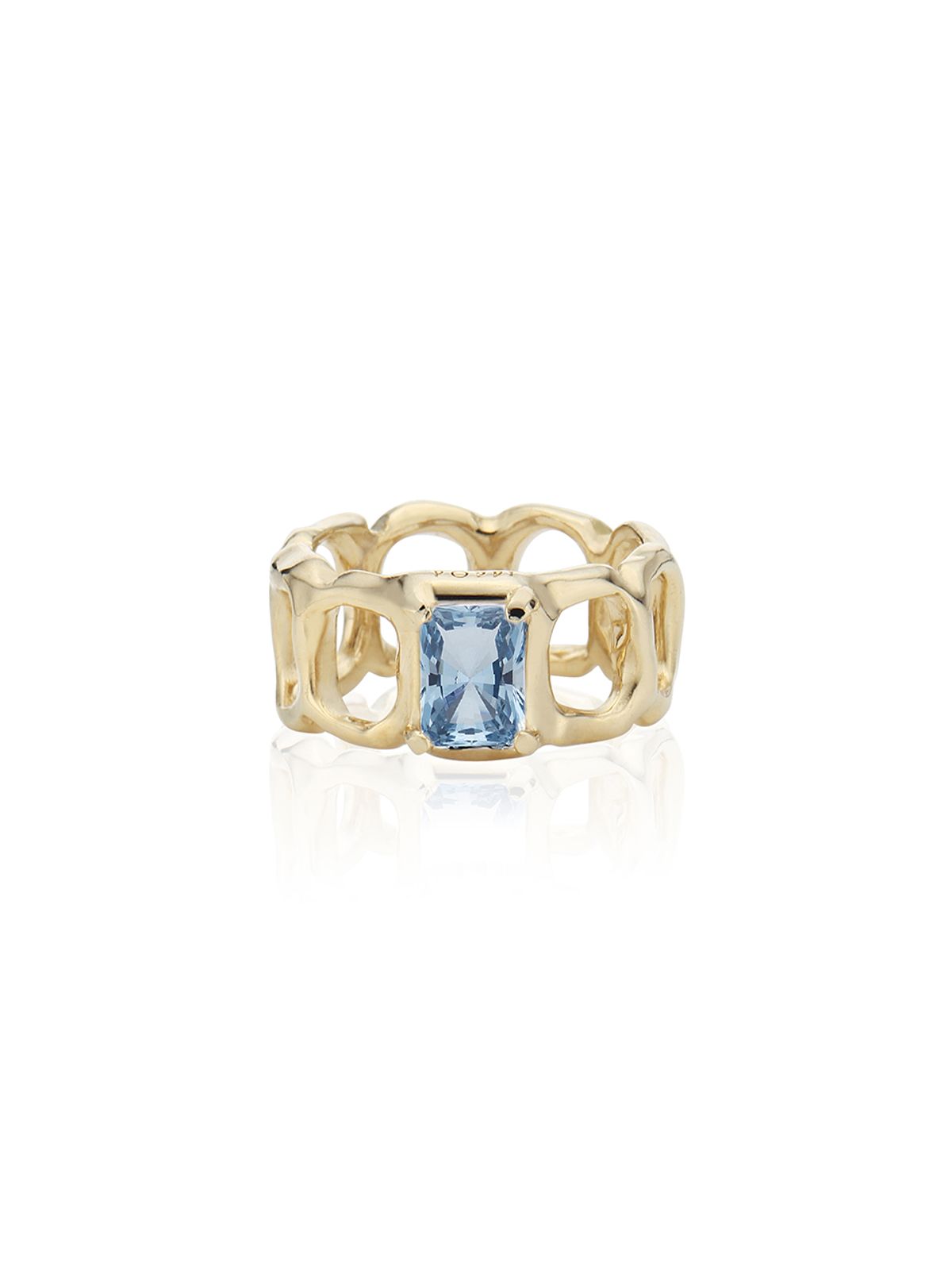 파피(POPPI) Gentle link ring (Topaz)