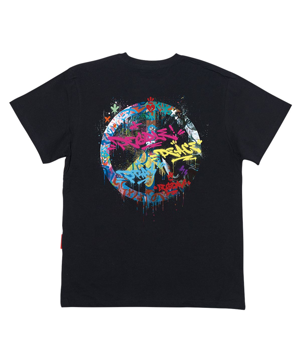 아티스트웨어(ARTISTWEAR) [ATW X 레오다브] 피스메이커 오버핏 반팔티_BK