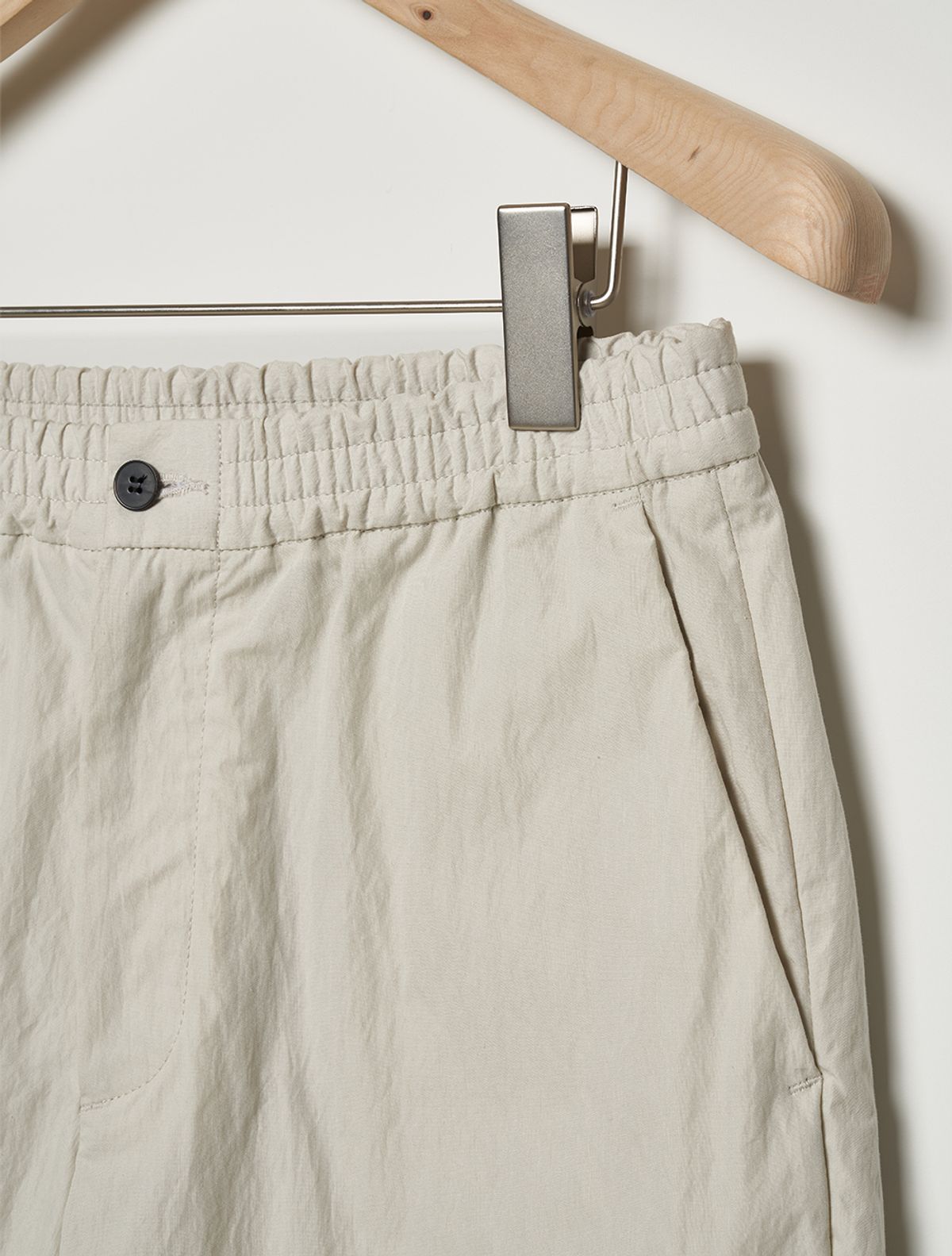 데호(DEHO) C/N HALF PANTS [Ivory]