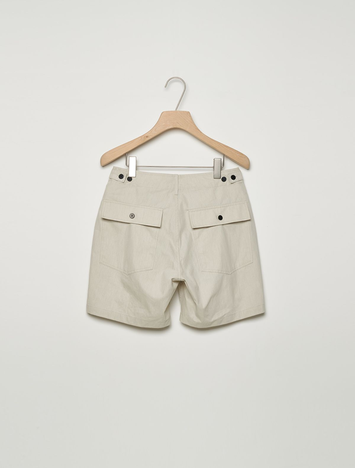 데호(DEHO) FATIGUE HALF PANTS [Ivory]