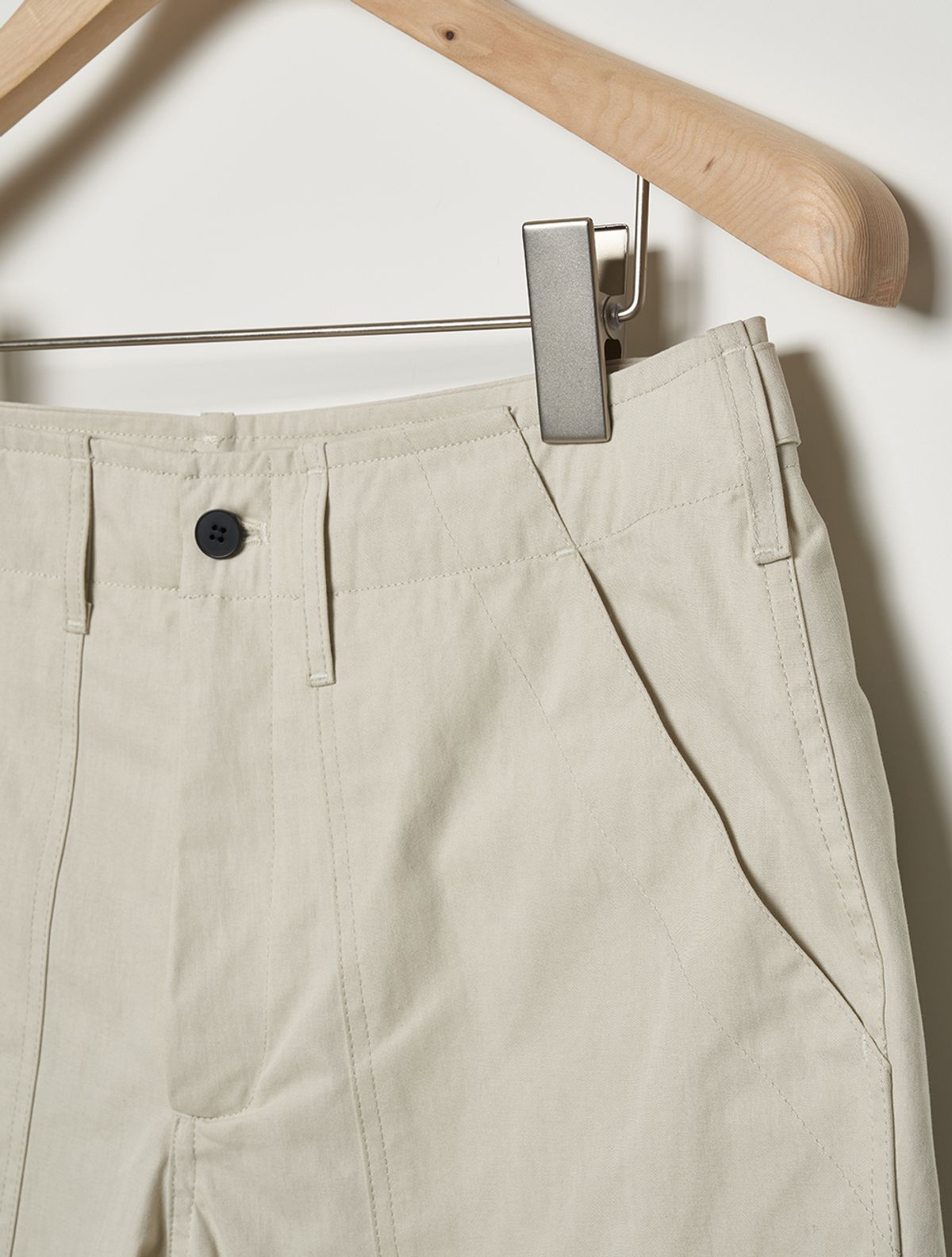 데호(DEHO) FATIGUE HALF PANTS [Ivory]