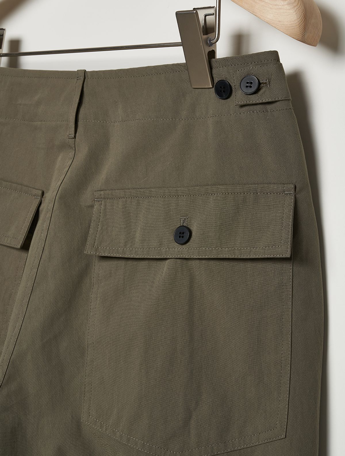 데호(DEHO) FATIGUE HALF PANTS [Khaki]