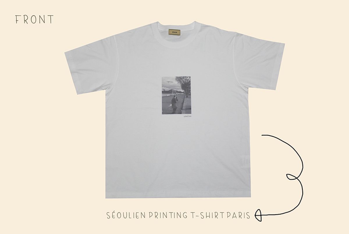 세울리앙(SEOULIEN) SÉOULIEN printing t-shirt [PARIS]