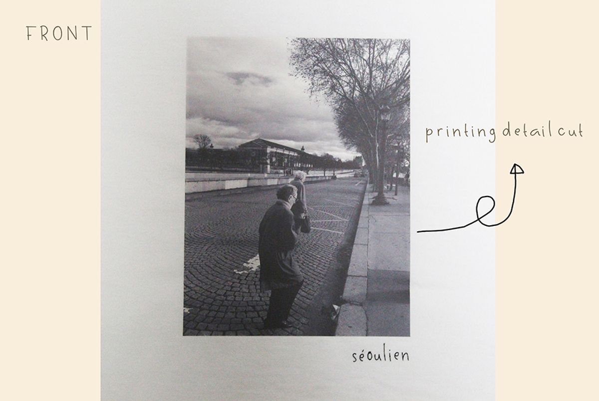 세울리앙(SEOULIEN) SÉOULIEN printing t-shirt [PARIS]