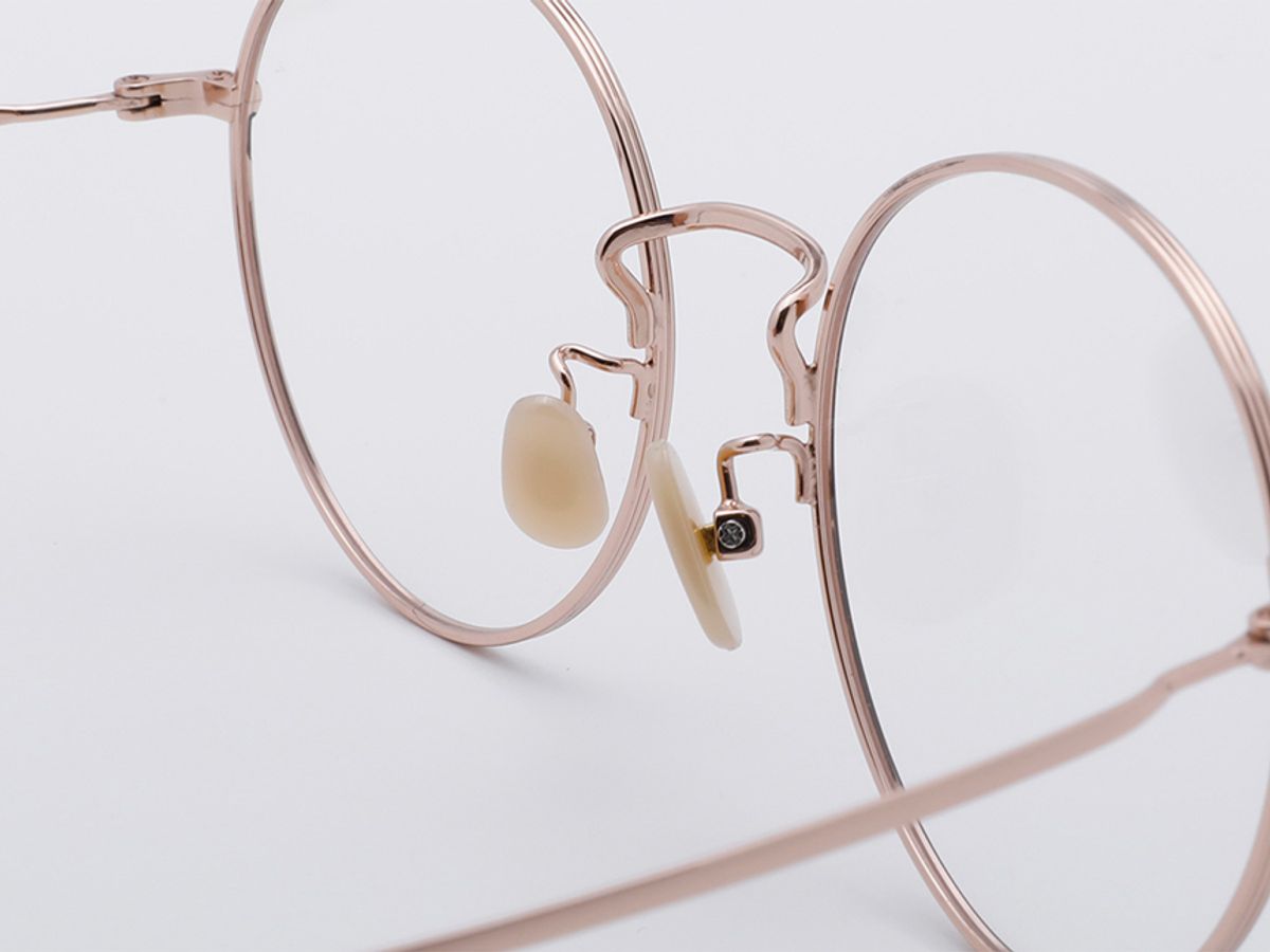 알로아이웨어(ALO EYEWEAR) [ALOXROUNZ] AR8101A C3 오버사이즈 블랙/로즈골드 라운드 안경테