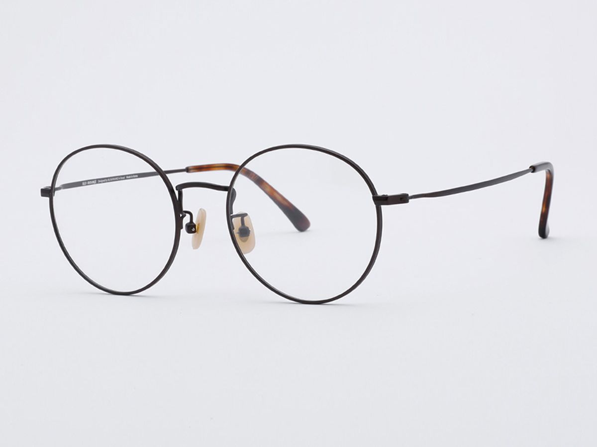 알로아이웨어(ALO EYEWEAR) [ALOXROUNZ] AR8101A C5 오버사이즈 브라운 라운드 안경테