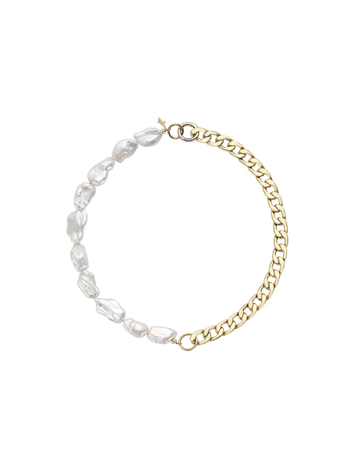 파피(POPPI) Pearl and chain balance chocker