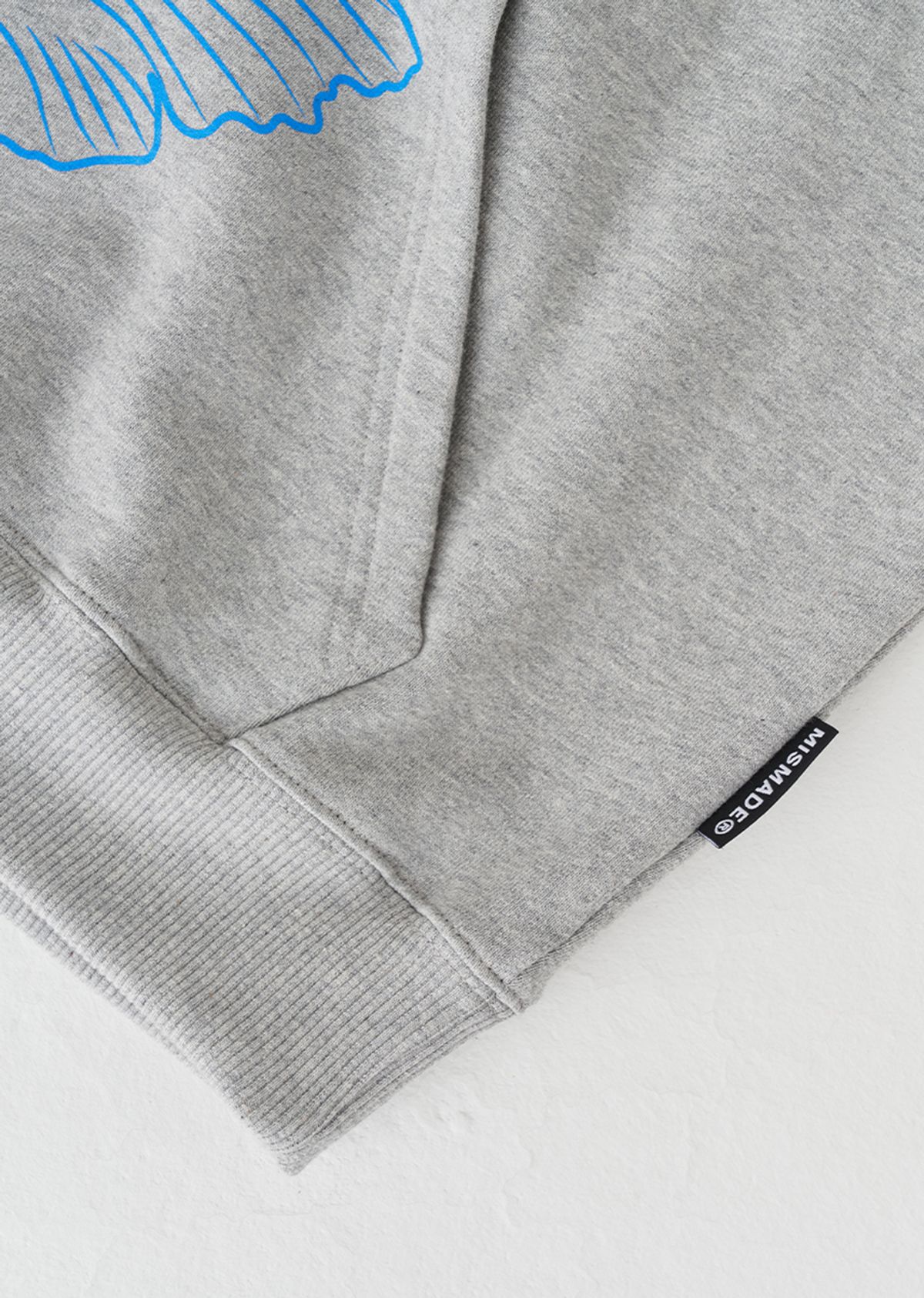 미스메이드(MISMADE) Euljiro Hooded Sweatshirt (Melange)