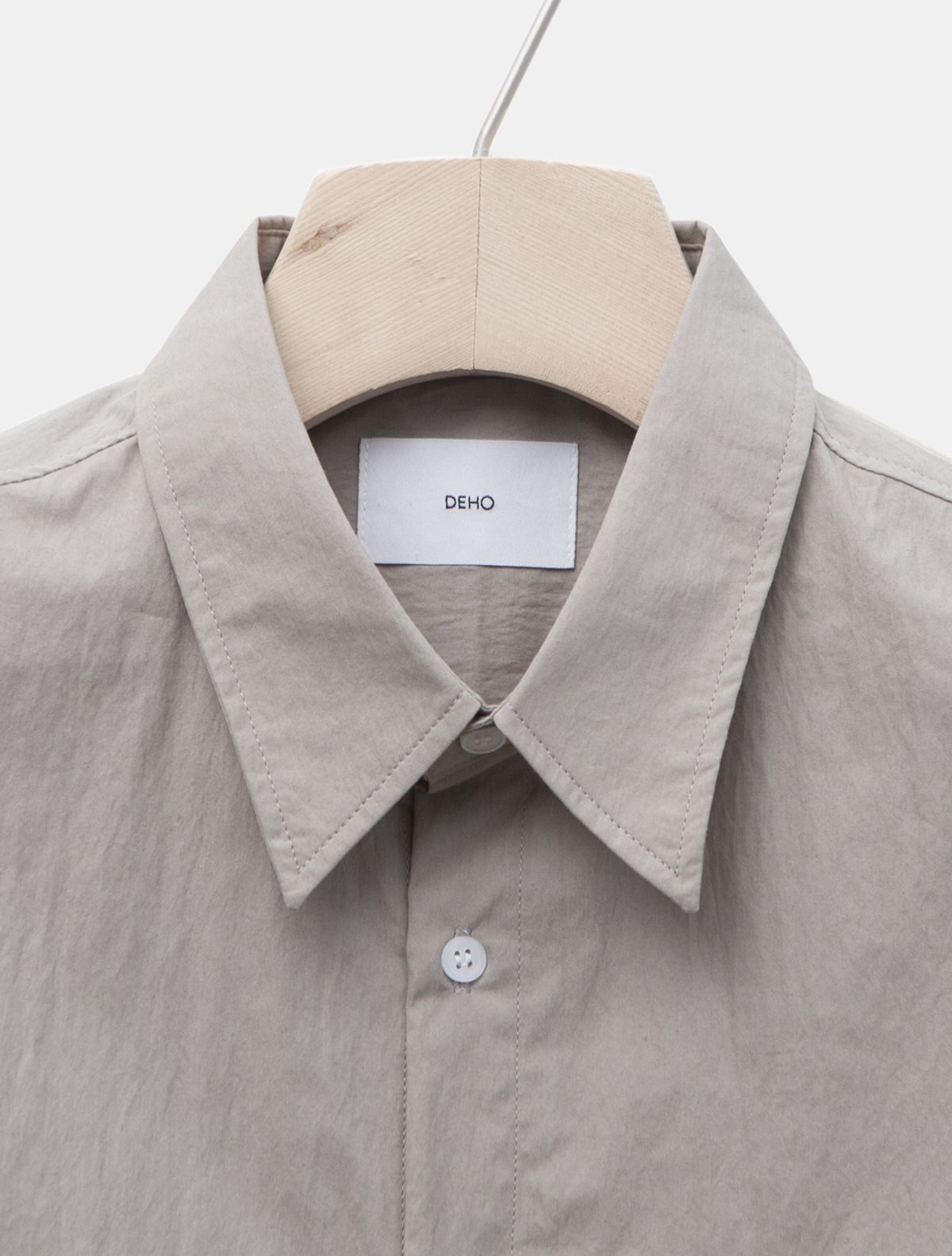 데호(DEHO) STANDARD C/N SHIRTS [Khaki beige]