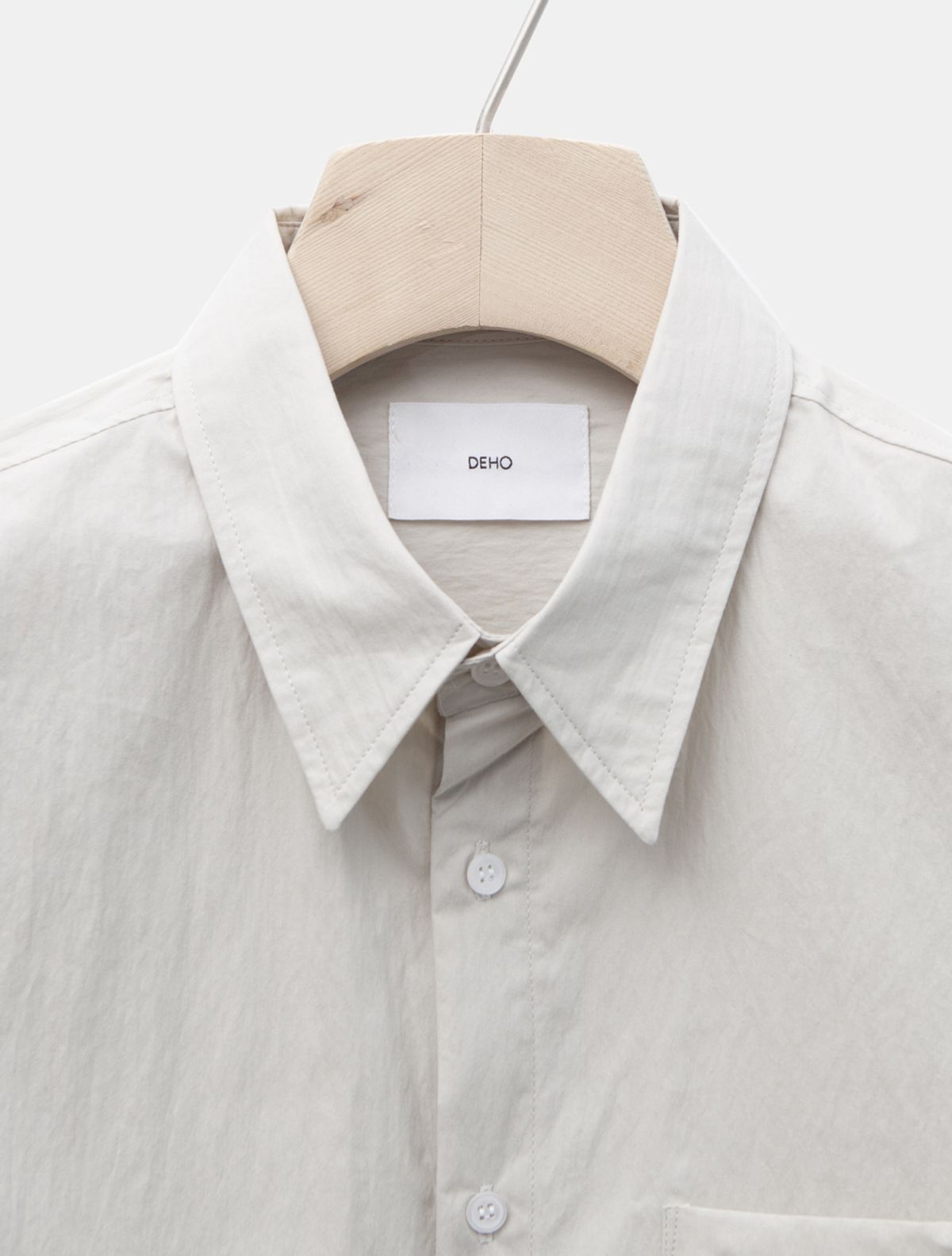 데호(DEHO) STANDARD C/N SHIRTS [Light beige]