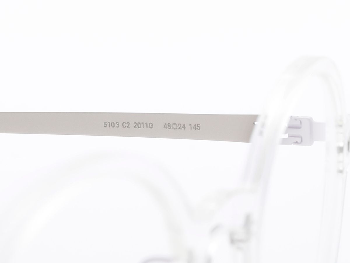 알로아이웨어(ALO EYEWEAR) [ALOXROUNZ] The air ARA5103 C2 초경량 라운드 오버사이즈 투명 클리어 안경테