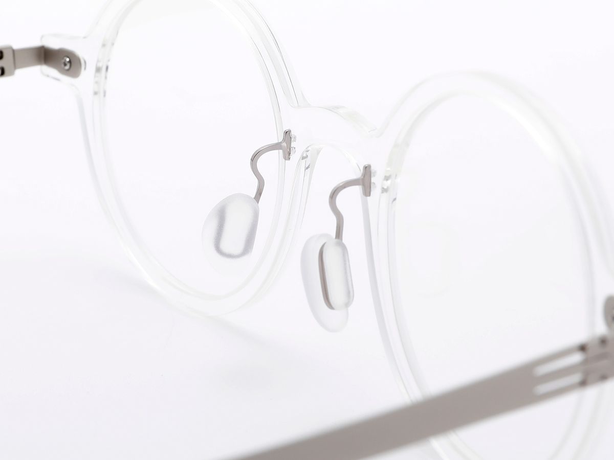 알로아이웨어(ALO EYEWEAR) [ALOXROUNZ] The air ARA5103 C2 초경량 라운드 오버사이즈 투명 클리어 안경테