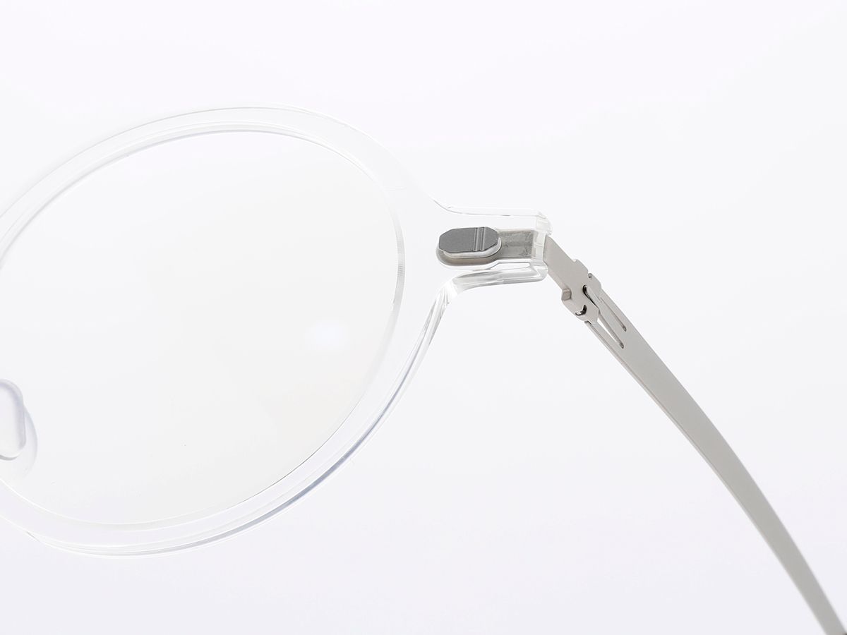 알로아이웨어(ALO EYEWEAR) [ALOXROUNZ] The air ARA5103 C2 초경량 라운드 오버사이즈 투명 클리어 안경테