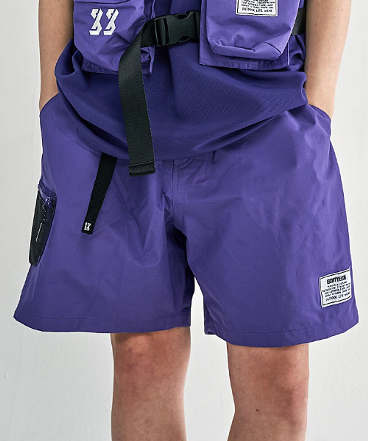 88리미티드(88LIMITED) BREATHBRIC SUPER WATERPROOFING Pants (Purple)
