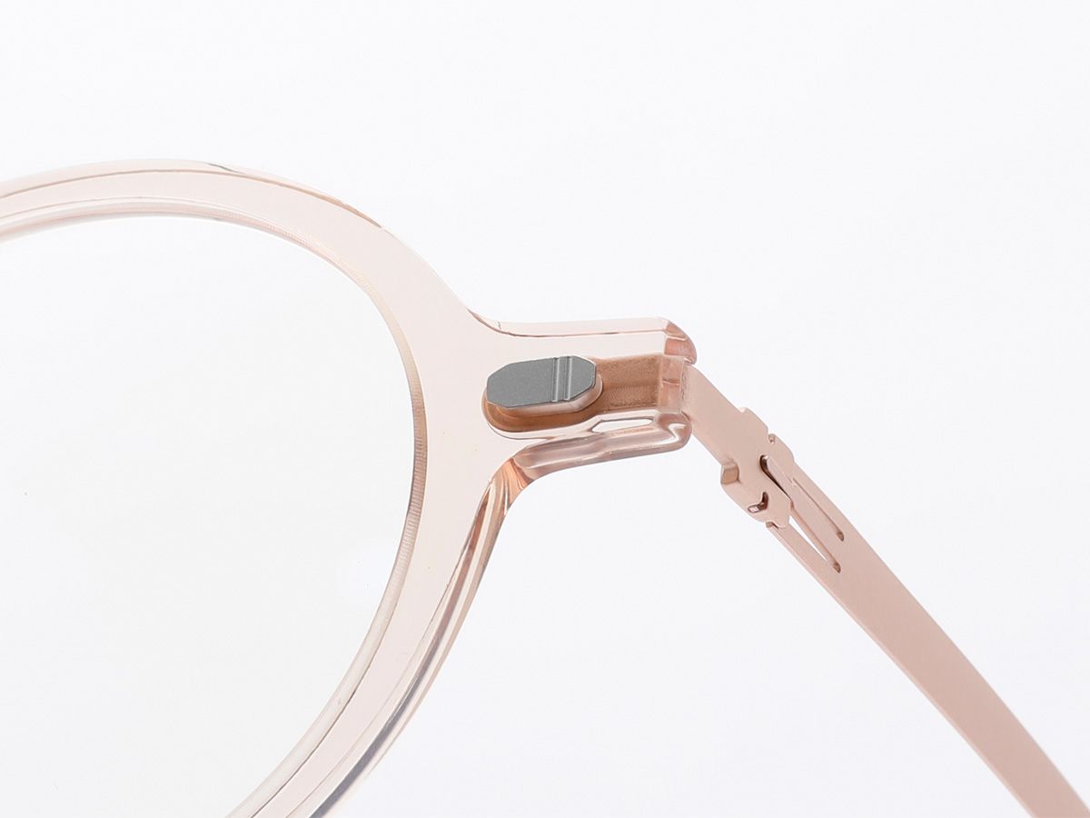 알로아이웨어(ALO EYEWEAR) [ALOXROUNZ] The air ARA5103 C3 초경량 라운드 오버사이즈 투명 피치 안경테