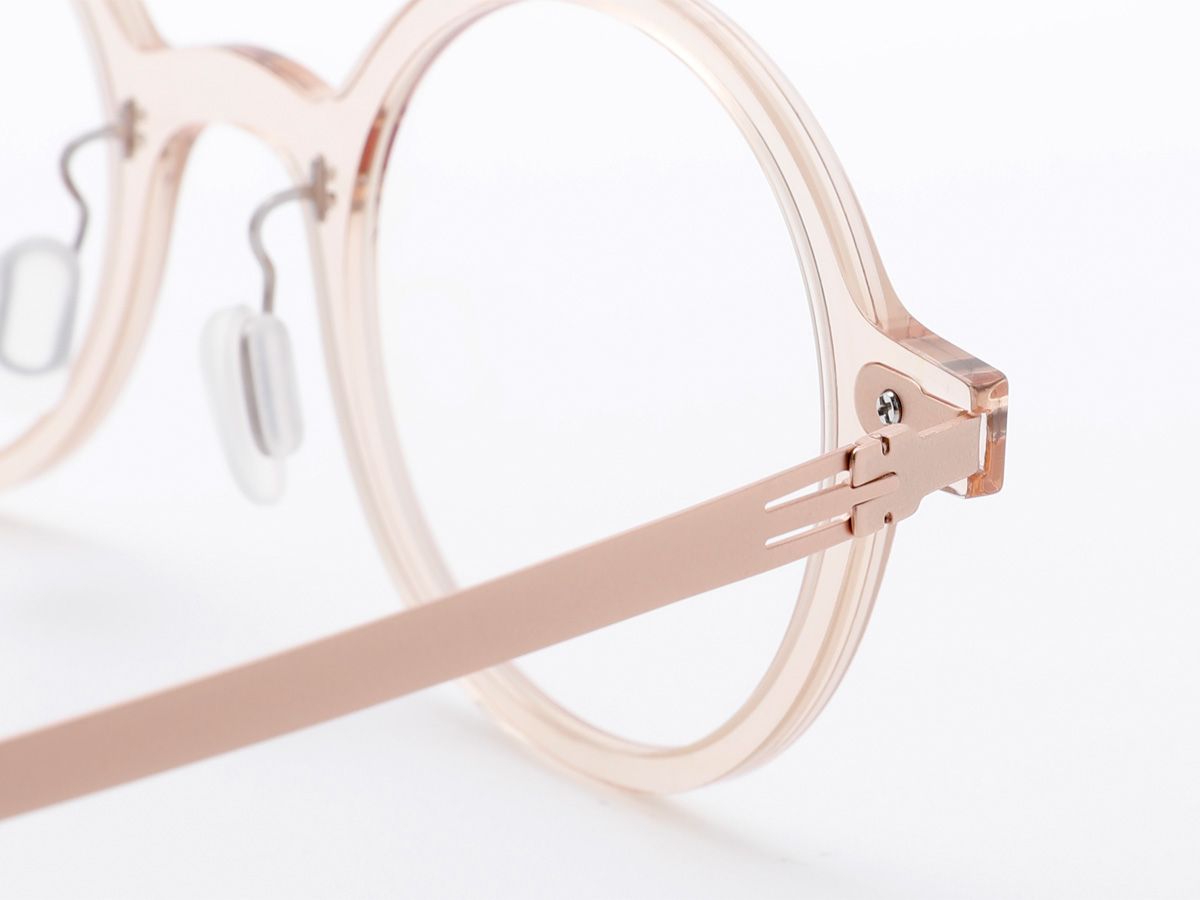 알로아이웨어(ALO EYEWEAR) [ALOXROUNZ] The air ARA5103 C3 초경량 라운드 오버사이즈 투명 피치 안경테