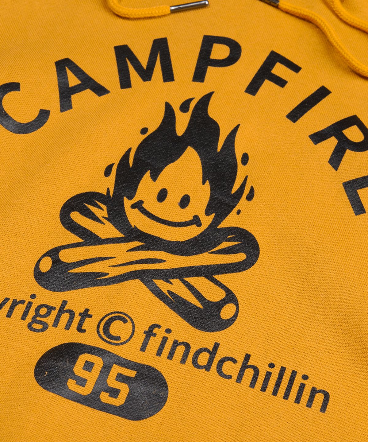 파인드칠린(FINDCHILLIN) MS4121 캠프파이어 후드 머스타드