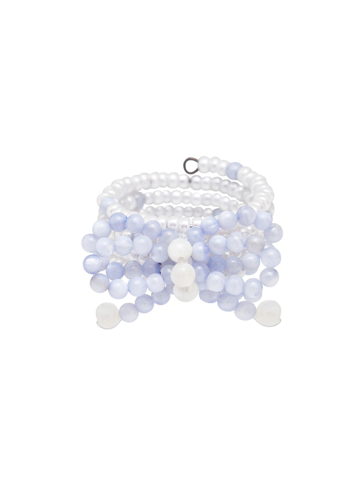 스윙셋(SWINGSET) Wire Ribbon Beads Ring (Sky Blue)