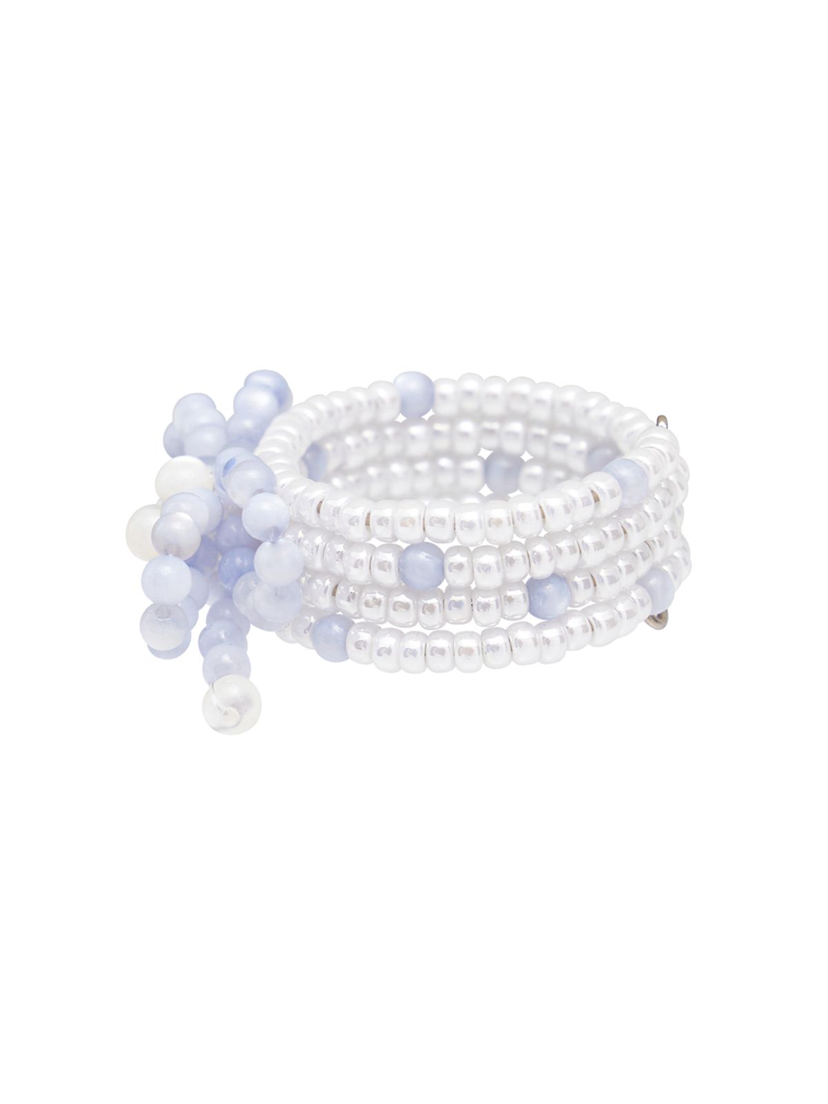 스윙셋(SWINGSET) Wire Ribbon Beads Ring (Sky Blue)