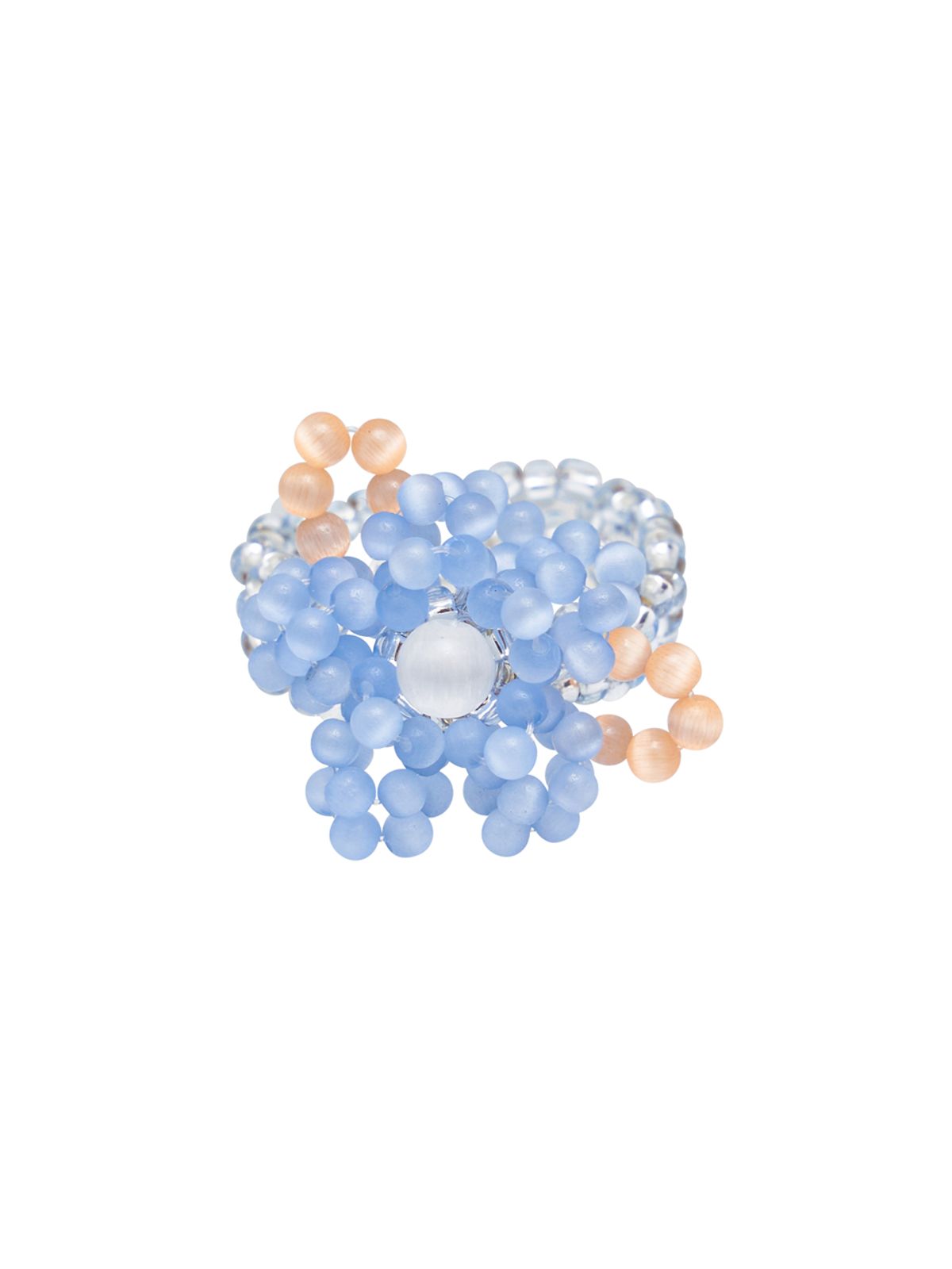 스윙셋(SWINGSET) Lotus Beads Ring (Blue)