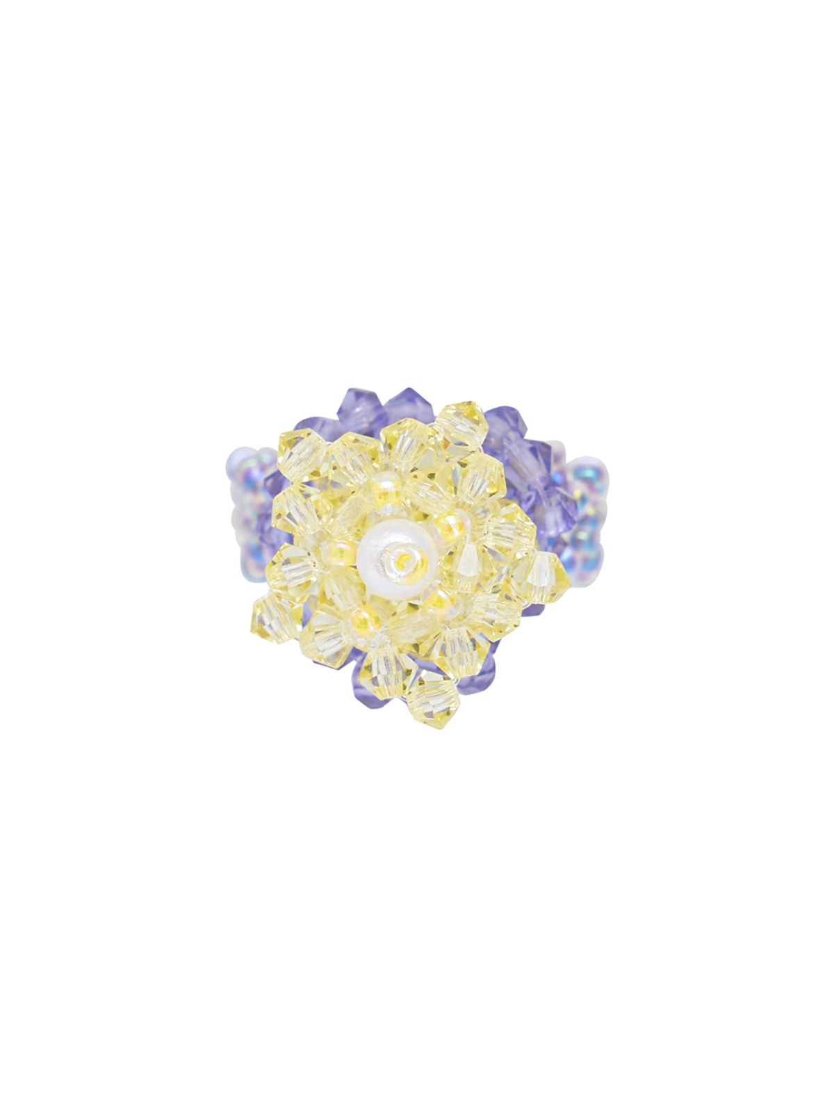 스윙셋(SWINGSET) Tulip Beads Ring (Lemon)