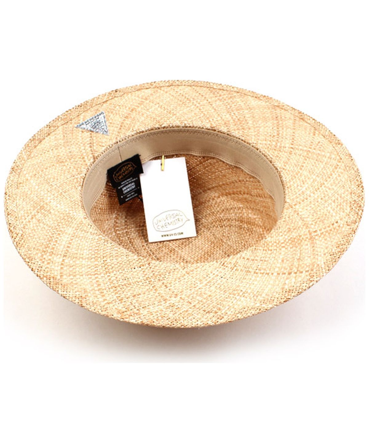 유니버셜 케미스트리(UNIVERSAL CHEMISTRY) Brown Line Bau Flat Fedora 파나마햇
