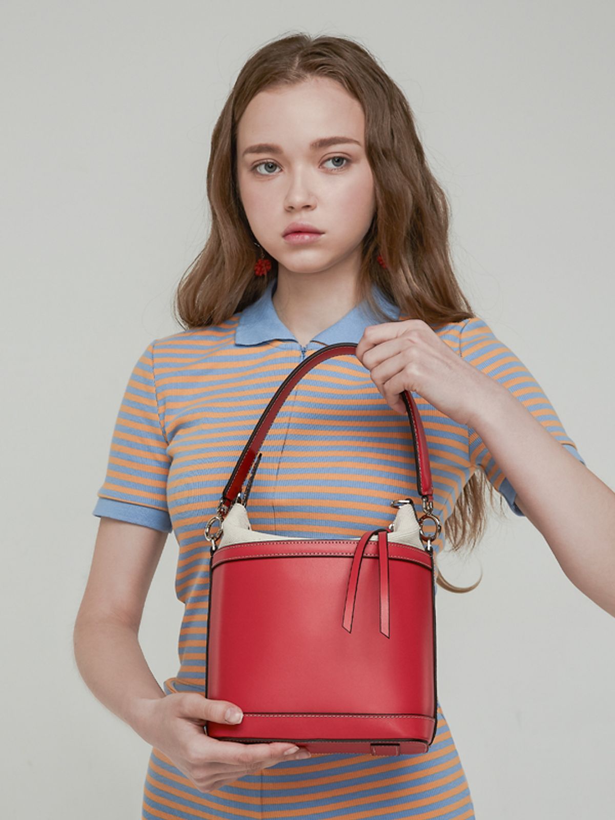 보니블라(BONIBLAH) ERON BAG (CHERRY RED)