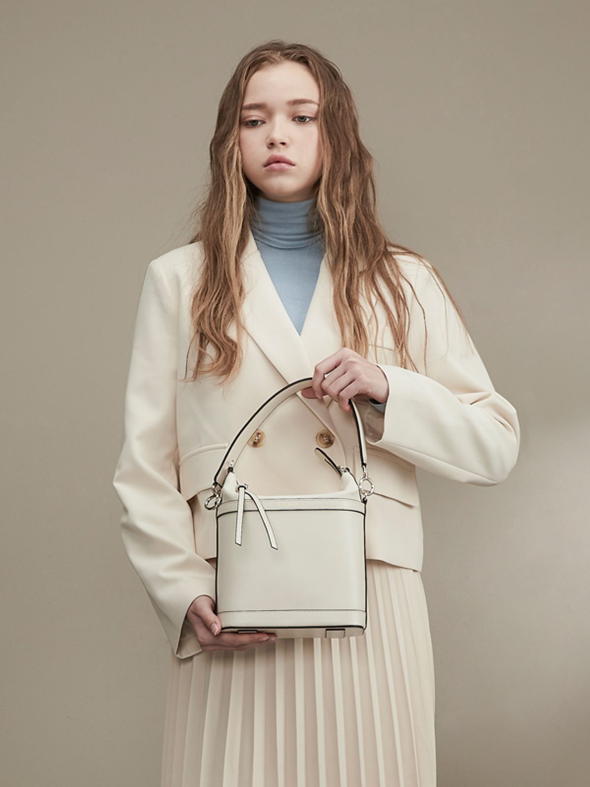 보니블라(BONIBLAH) ERON BAG (CREAM WHITE)