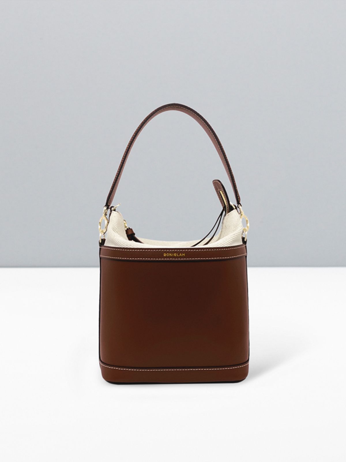 보니블라(BONIBLAH) ERON BAG (DEEP BROWN)