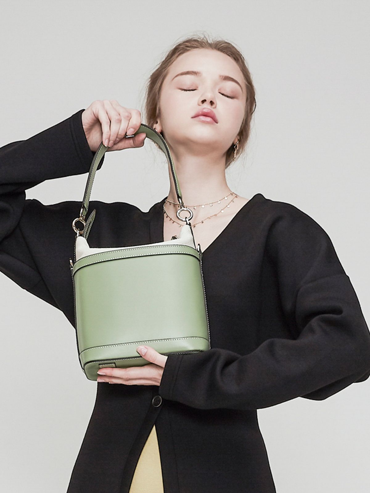 보니블라(BONIBLAH) ERON BAG (JADE KHAKI)
