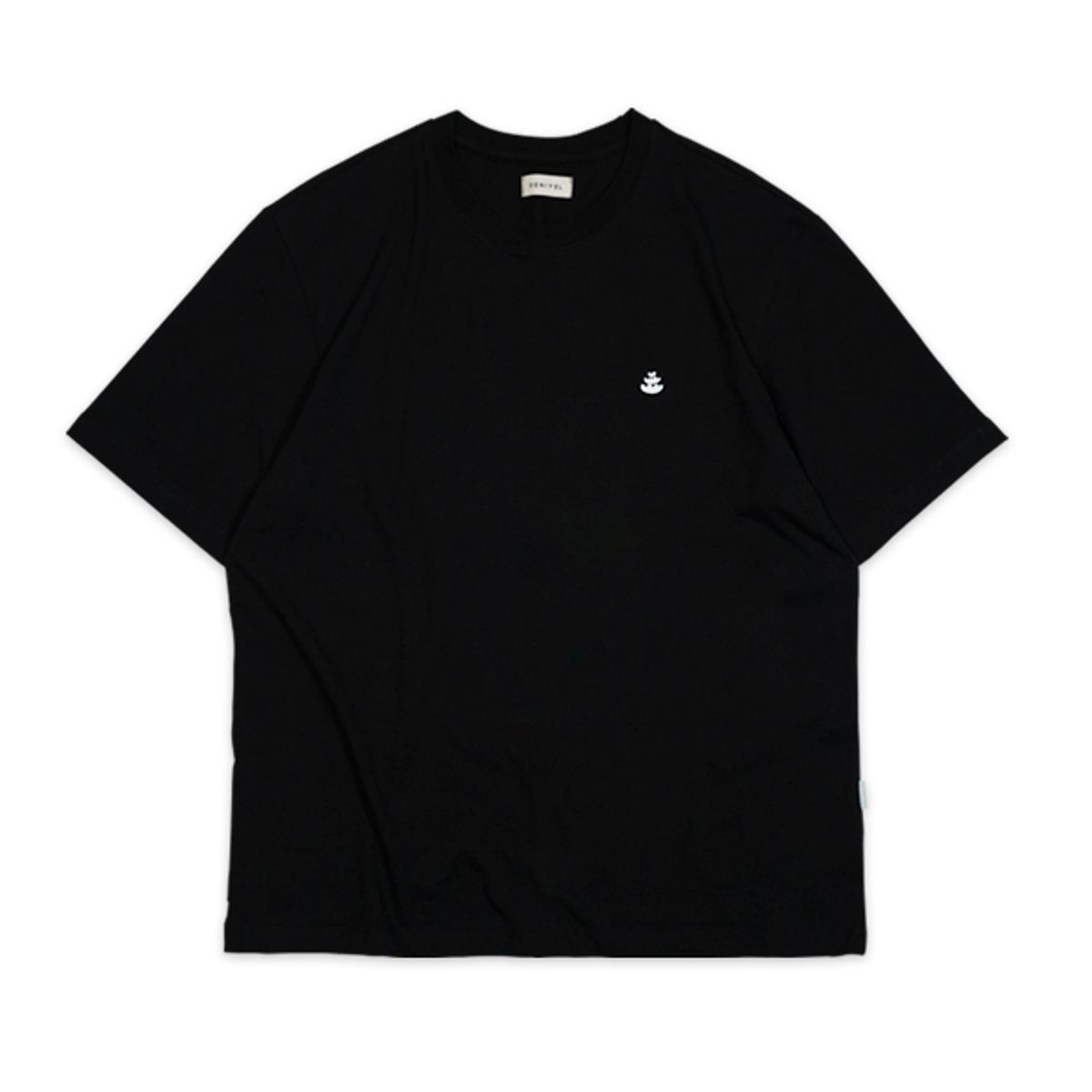 드니벨 맨즈(DENIVEL MENS) 오버핏 워킹 심볼 티셔츠 (Black)