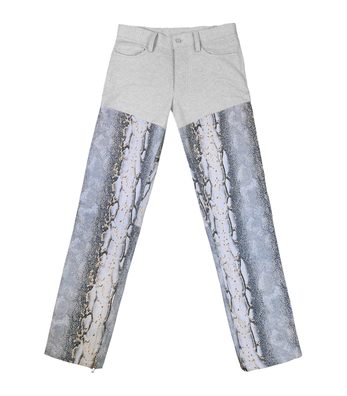 바이브레이트(VIBRATE) PYTHON COTTON DENIM PANTS