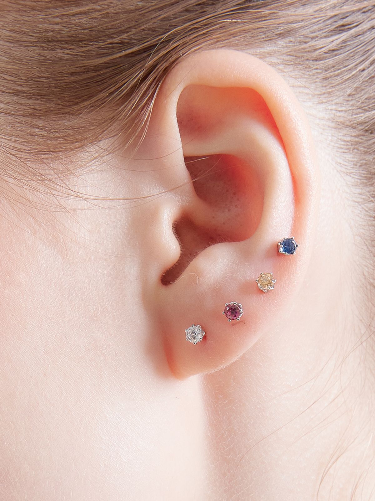 포스트루드(POSTLUDE) [SILVER] CZ CROWN SETTING E (4 COLRS)